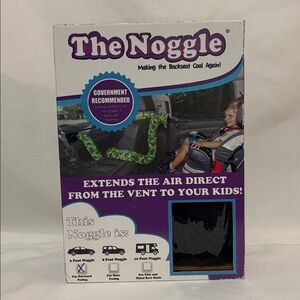 The Noggle Car Air Vent Extender Backseat Cooler Kids Pets Child Safety 6”